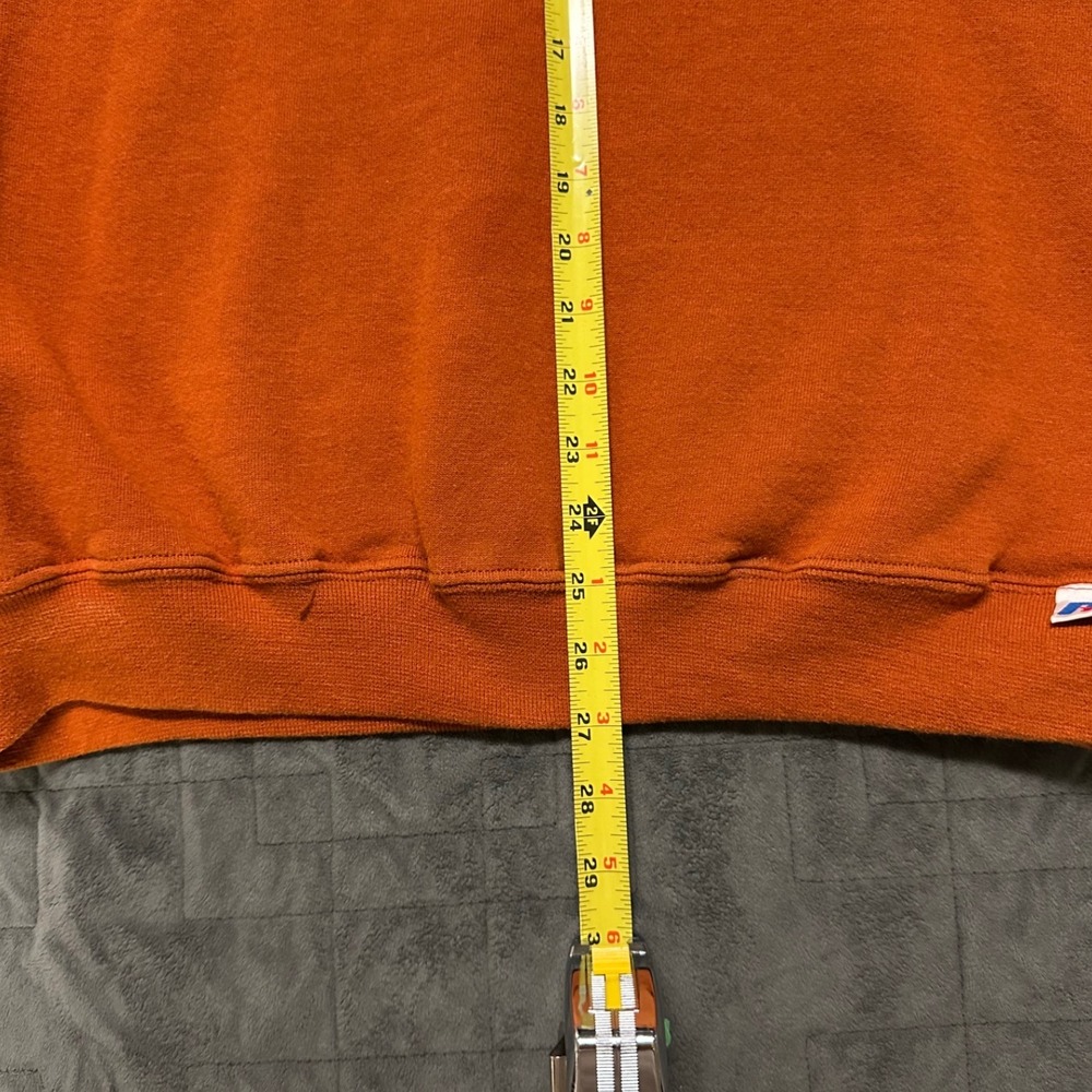 Vintage 90s Orange Blank‎ Russell Athletics Mens Large Crewneck - Picture 6 of 6